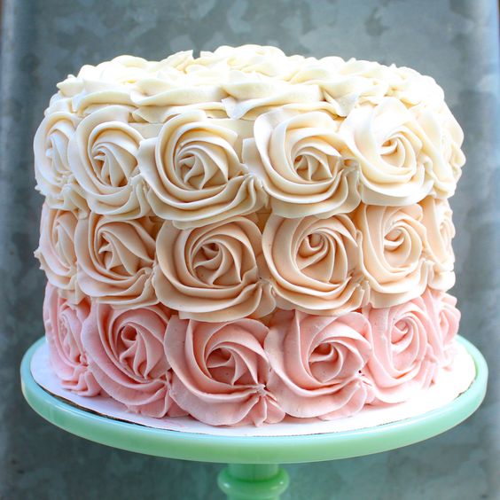 rose cake