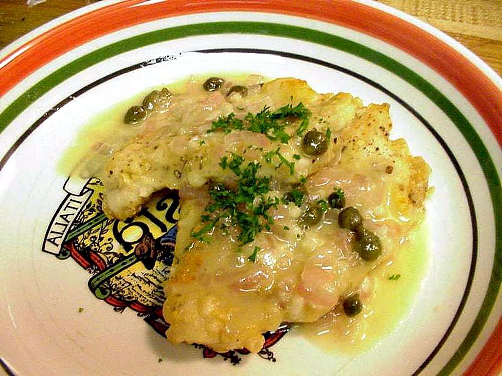 Scaloppine al latte con marsala e bacche di ginepro