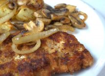 Scaloppine di maiale ai funghi al forno