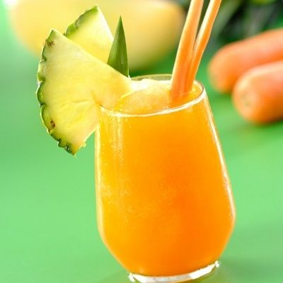 Smoothie carote e ananas