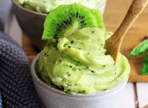 Sorbetto vegano al kiwi