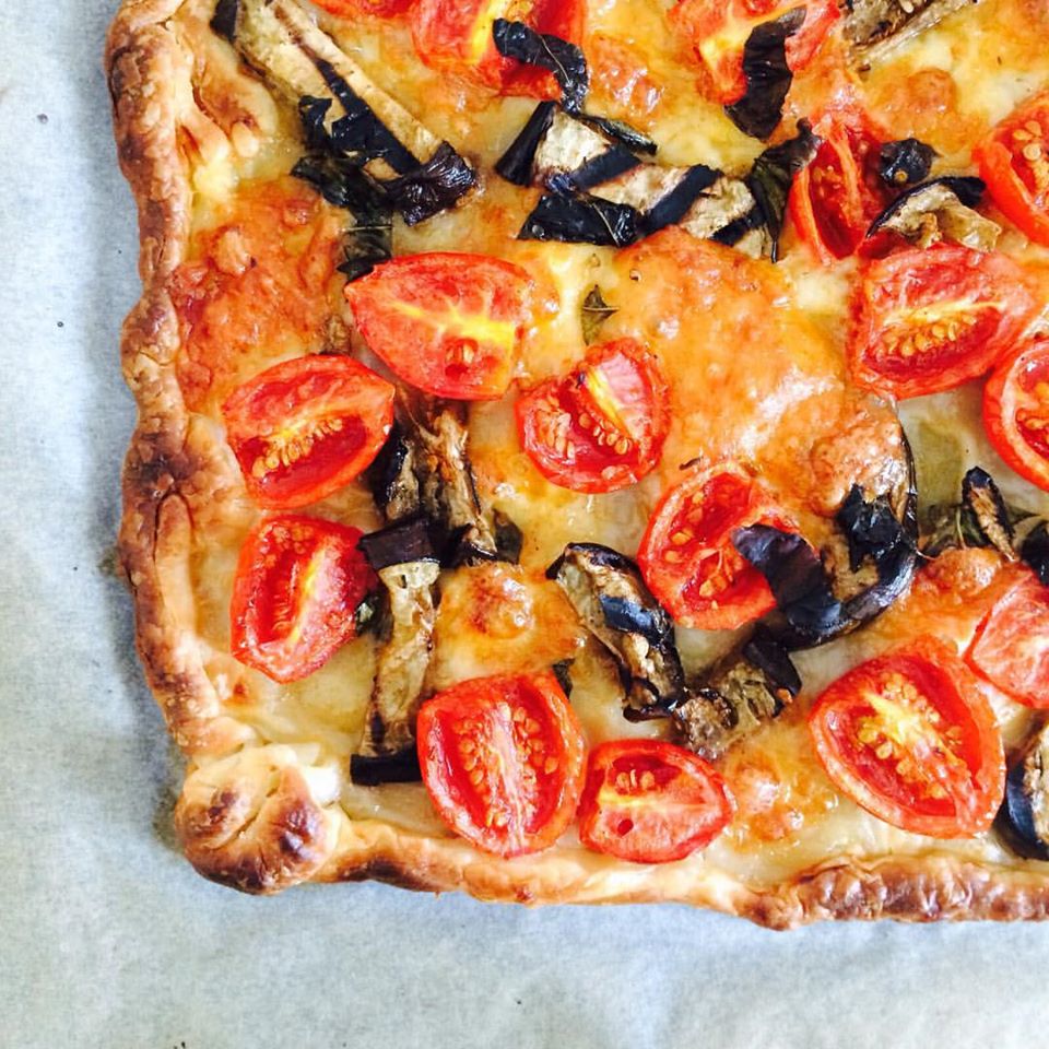 Torta salata alle melanzane con Bimby