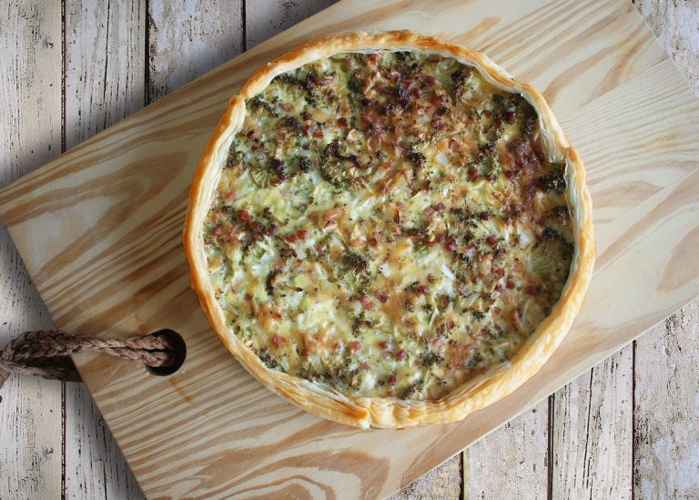 Torta salata broccoli e salsiccia con Bimby