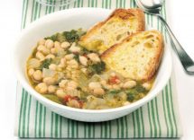 Zuppa di scarola e fagioli cannellini