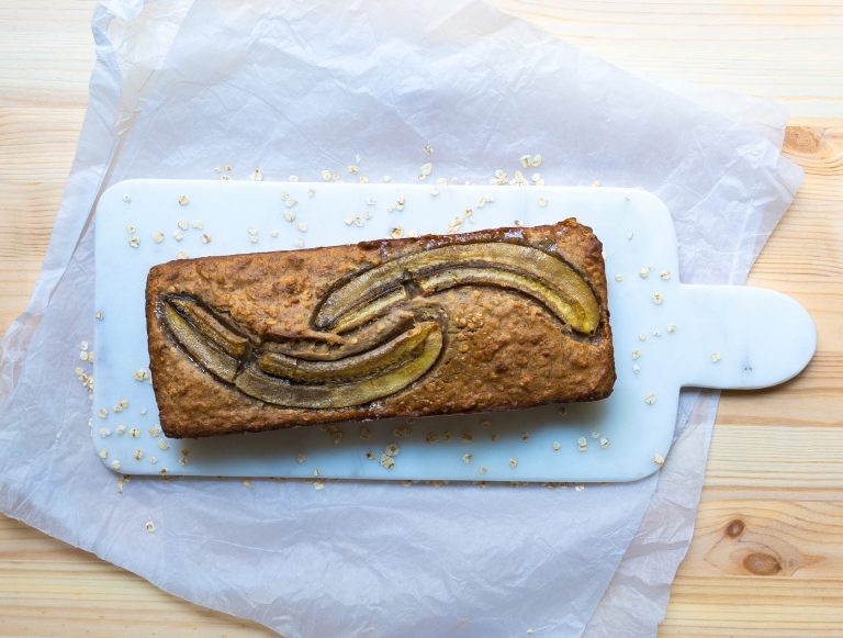 Banana bread alla vaniglia con gocce di cioccolato