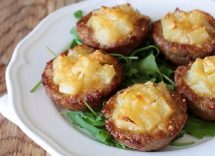 cestini di carne macinata con patate e fontina