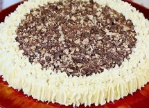 cheesecake di torrone e amaretti