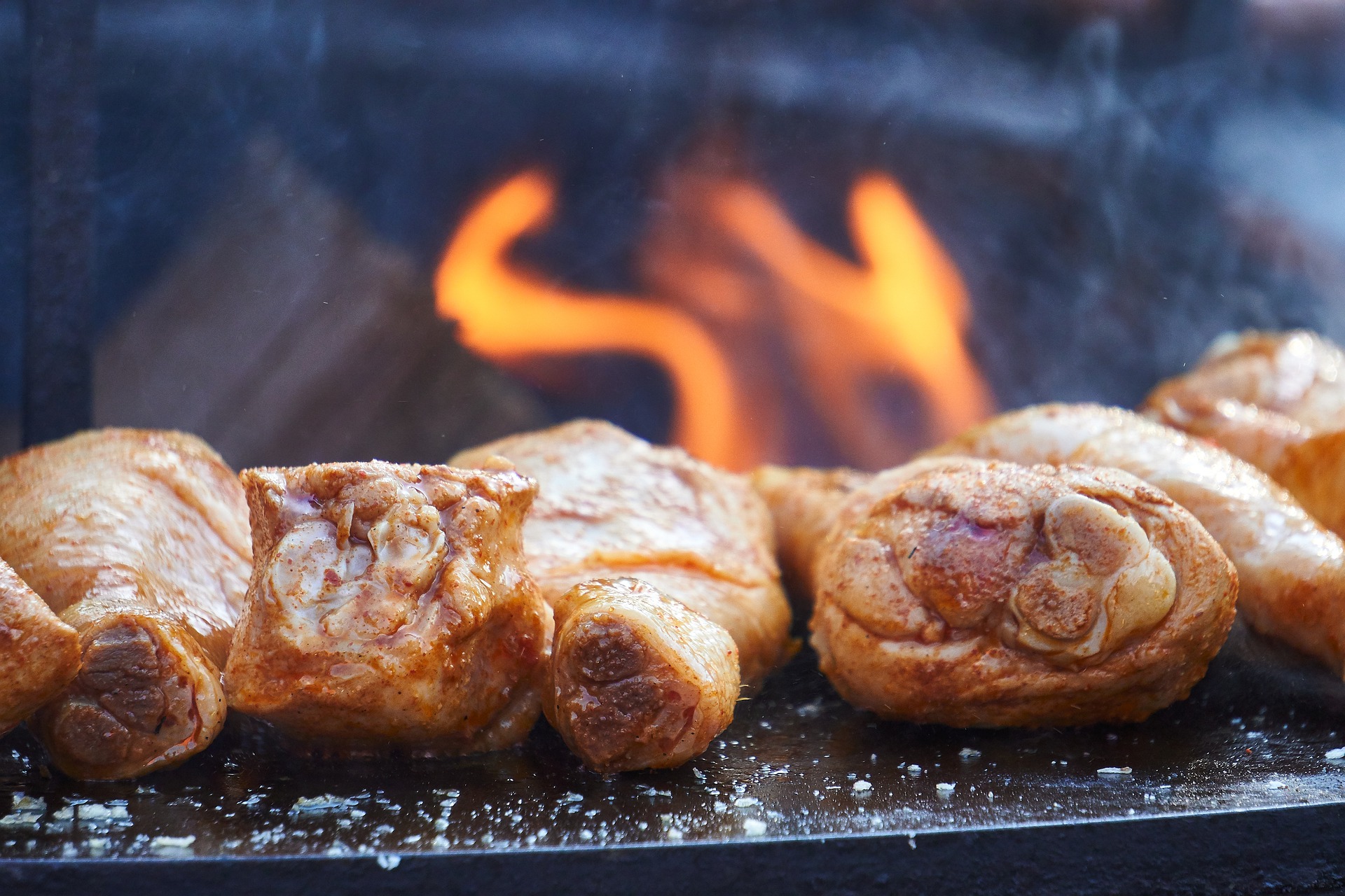 Cosce di pollo in crosta di sale al forno