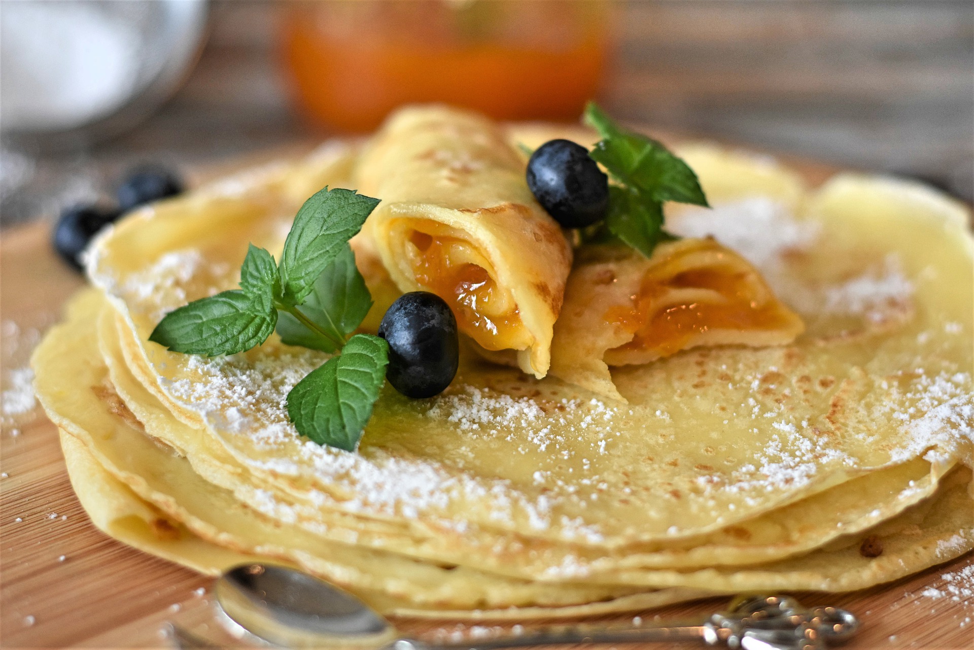 Crepes vegane al latte di soia