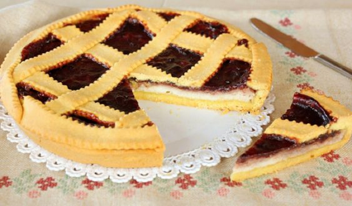 crostata con ricotta e marmellata bimby