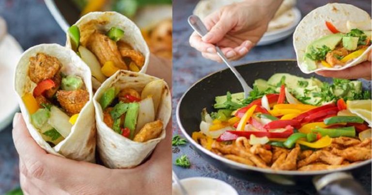 fajitas di pollo e peperoni ricetta originale