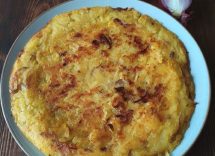 frittata di cipolle di tropea e patate