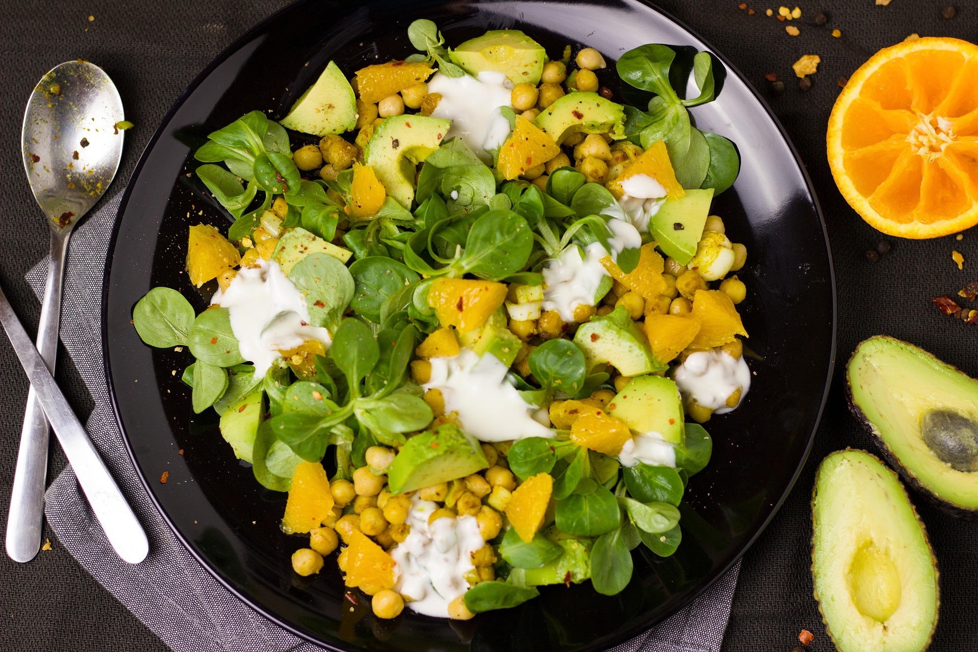 Insalata di ceci e avocado