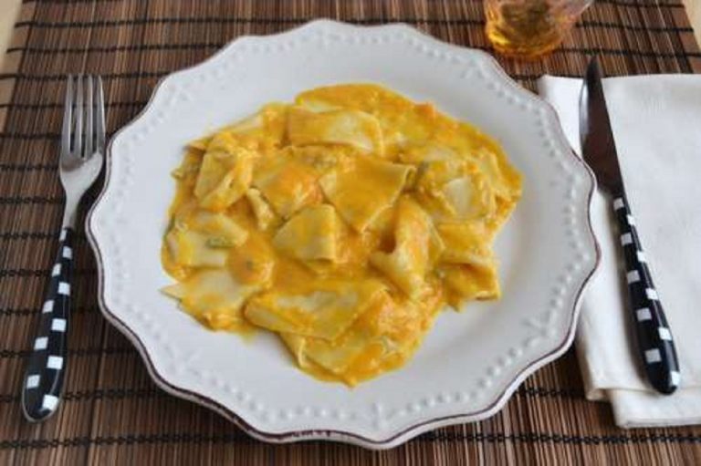 maltagliati con ricotta e zucca