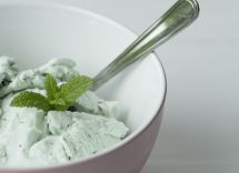 Mousse alla menta senza panna