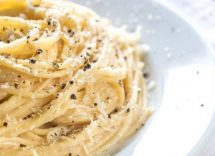 Pasta cacio, pepe e Lardo di Colonnata