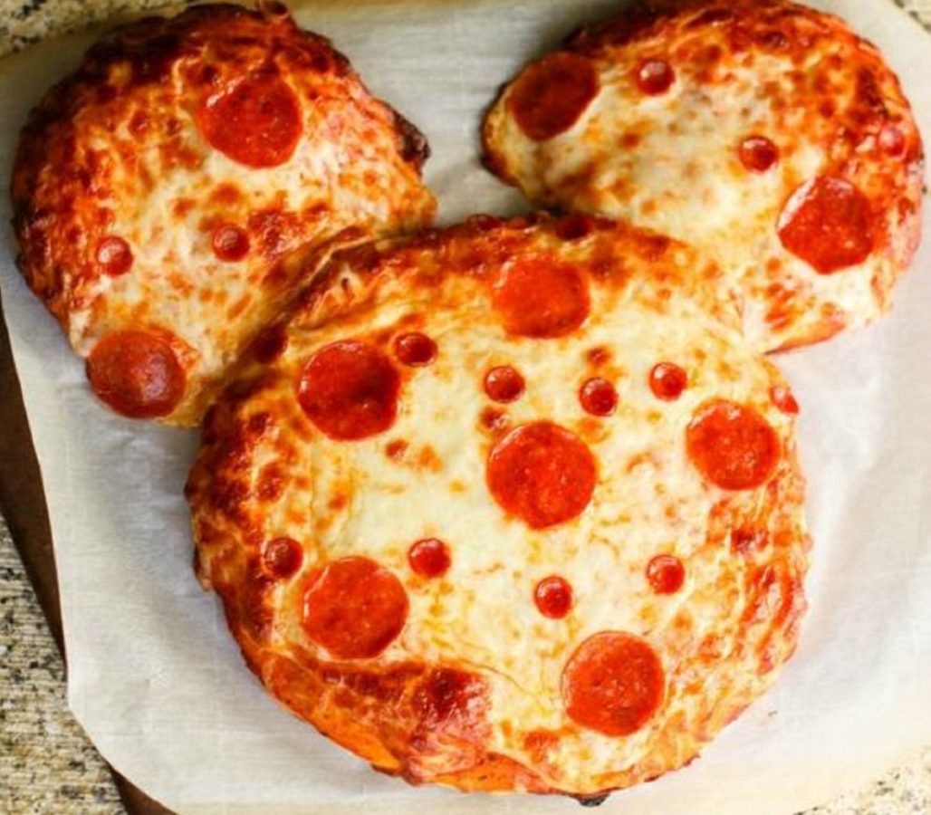 pizza a forma di topolino