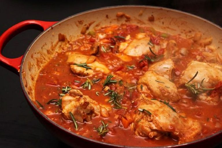 pollo in potacchio alla marchigiana