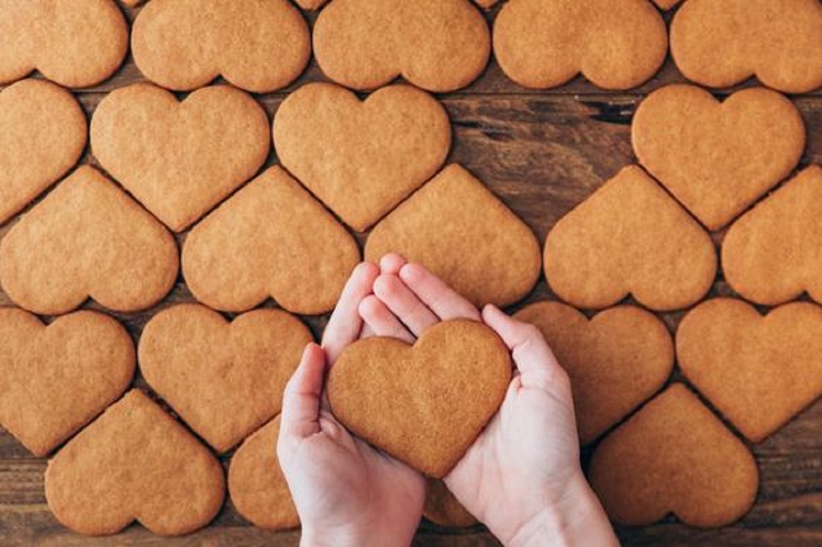 ricetta per biscotti a forma di cuore