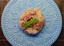 Risotto al salmone e pepe rosa