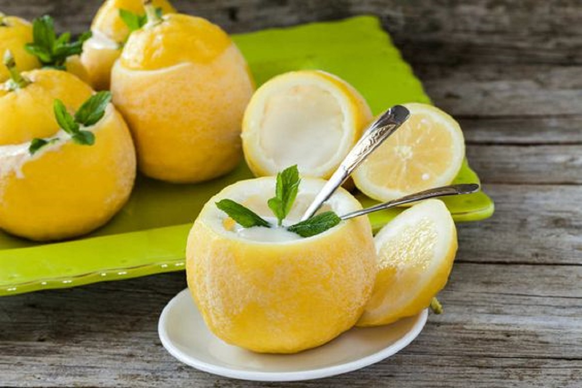 sorbetto al limone ricetta semplice senza gelatiera