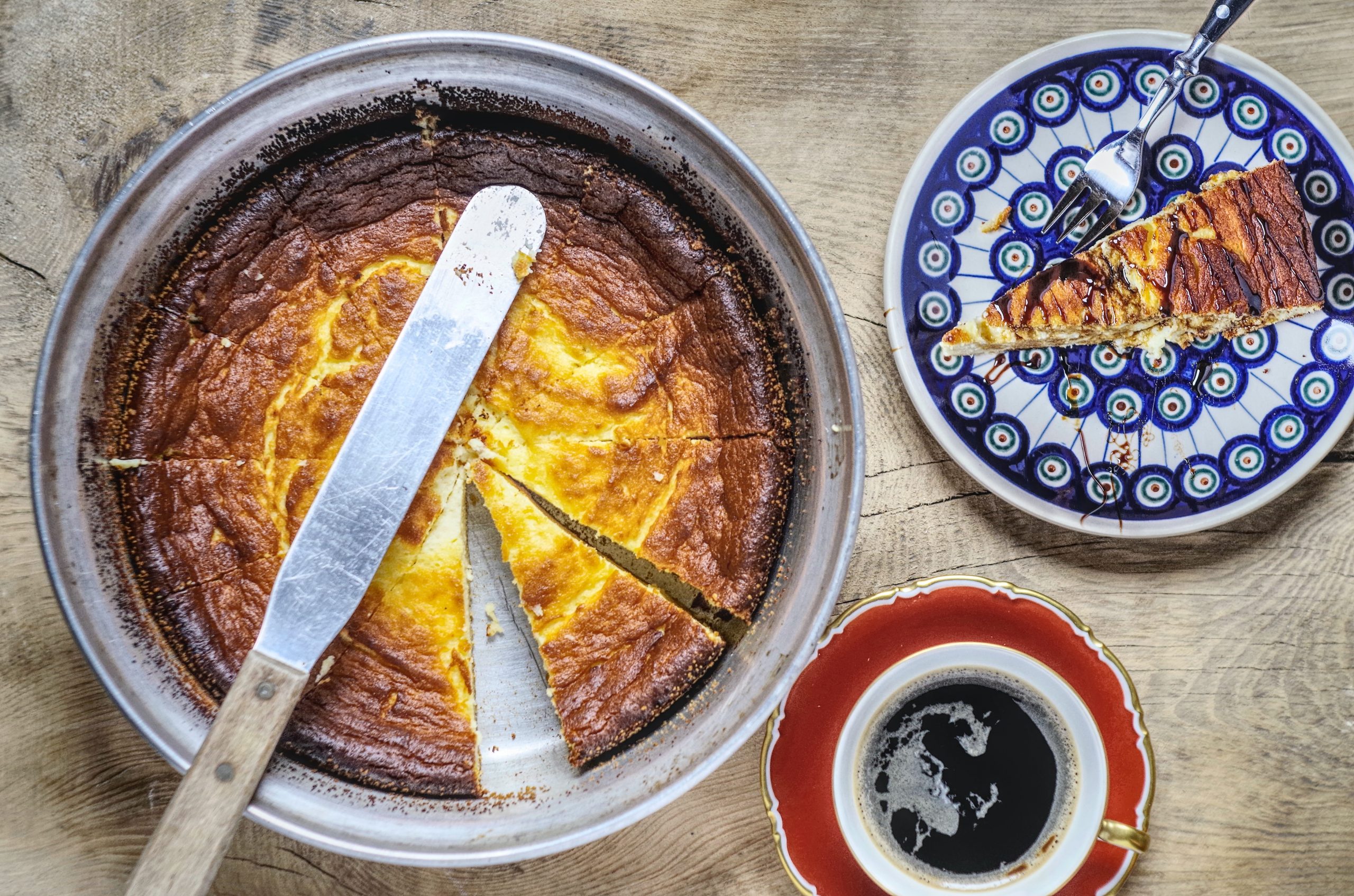 Torta formaggio e miele