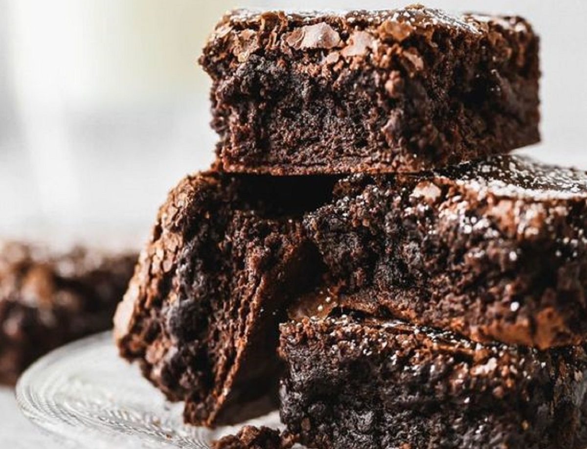 brownies con crema al formaggio