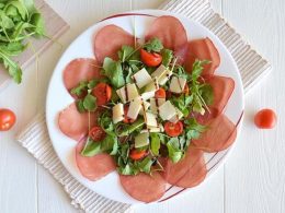 Carpaccio Di Bresaola Con Rucola E Grana Secondo Fresco Food Blog