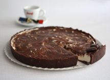 Cheesecake con riso soffiato croccante mascarpone e nutella