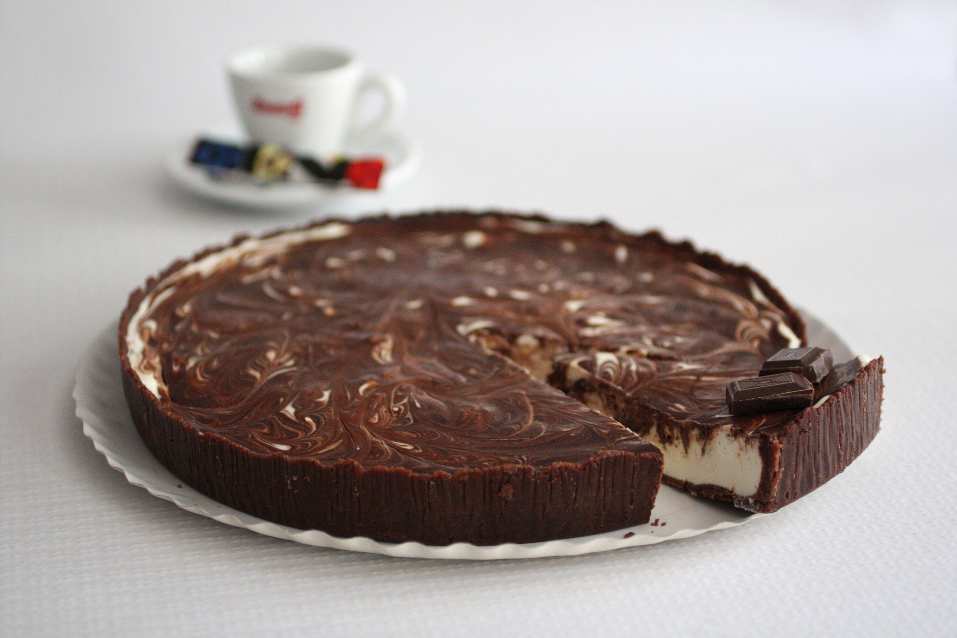 Cheesecake con riso soffiato croccante mascarpone e nutella