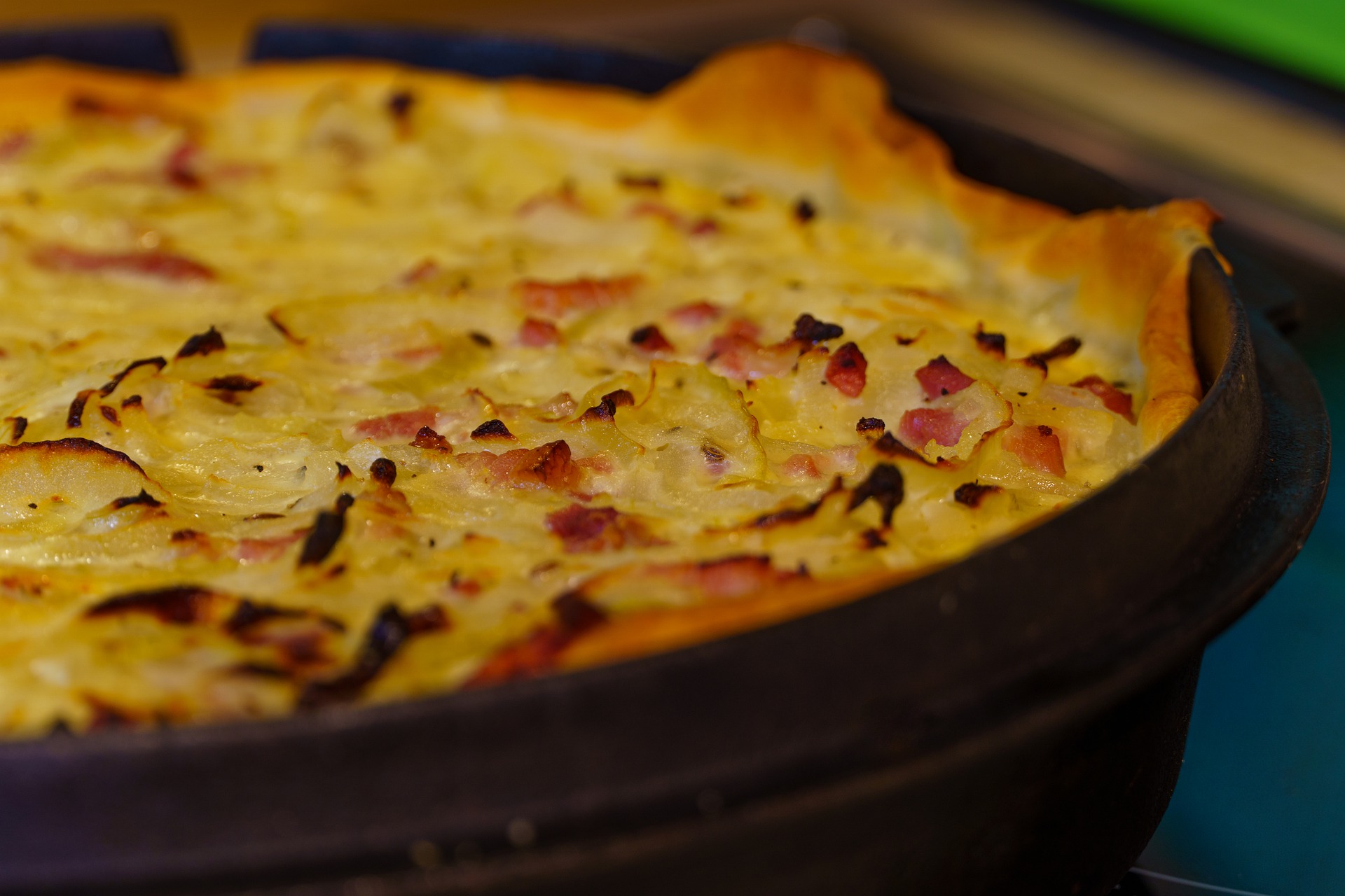 Crostata salata di patate e gorgonzola