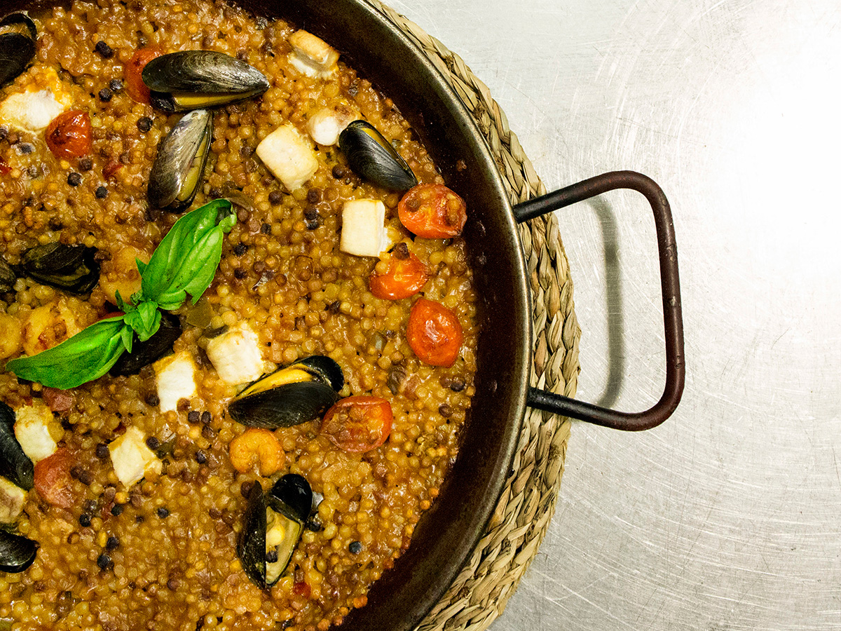 fregola con arselle e cozze ricetta sarda