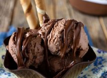 gelato variegato alla nutella fatto in casa