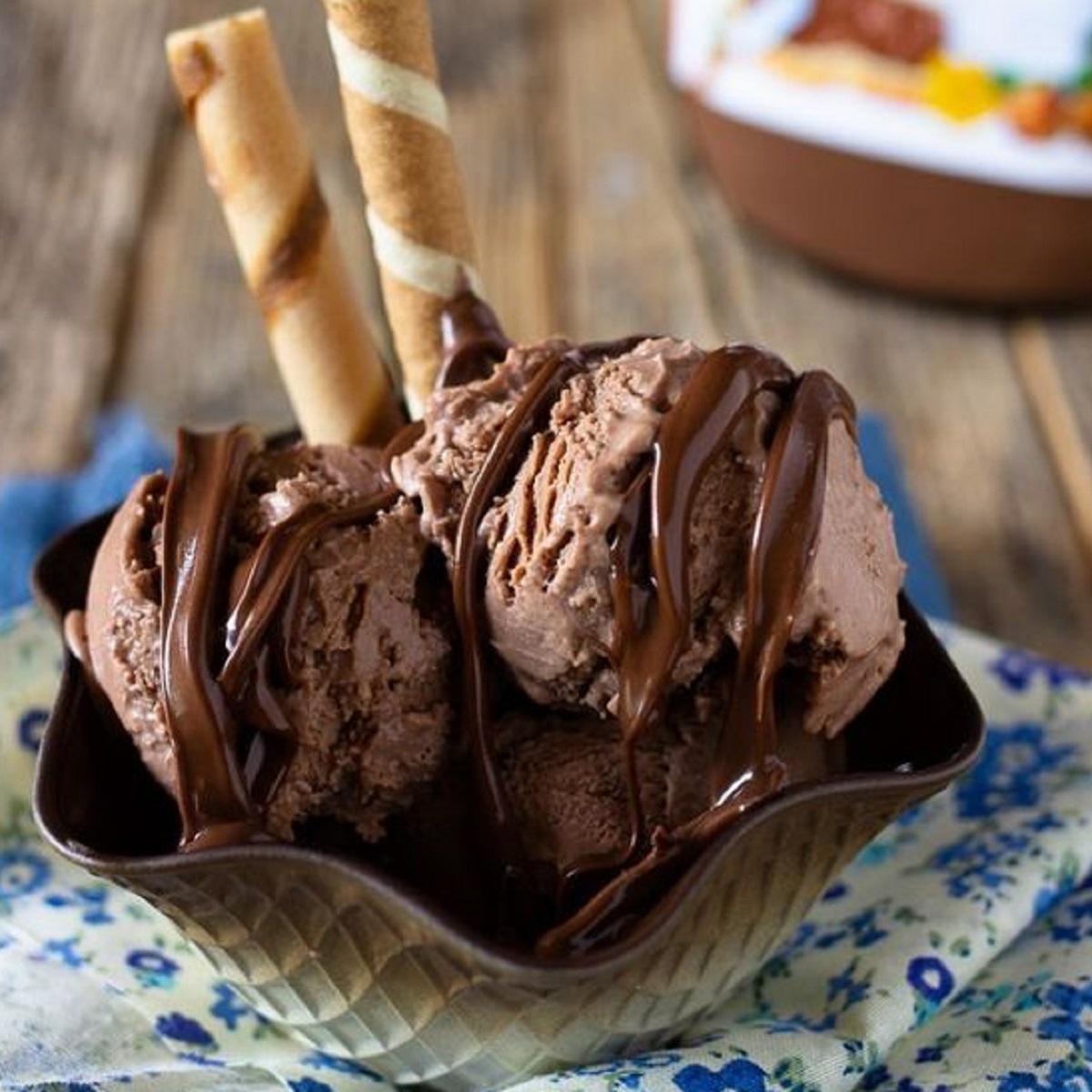 gelato variegato alla nutella fatto in casa