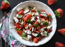 insalata di fragole e feta