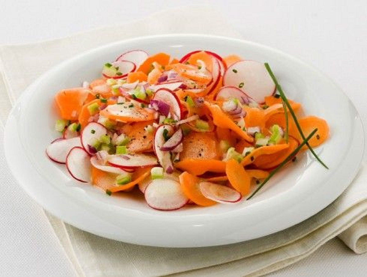 insalata di ravanelli e carote