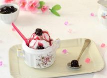 ricetta gelato variegato all'amarena bimby