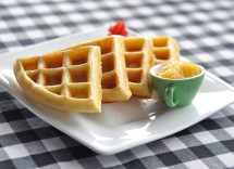 Ricetta waffle senza uova e burro