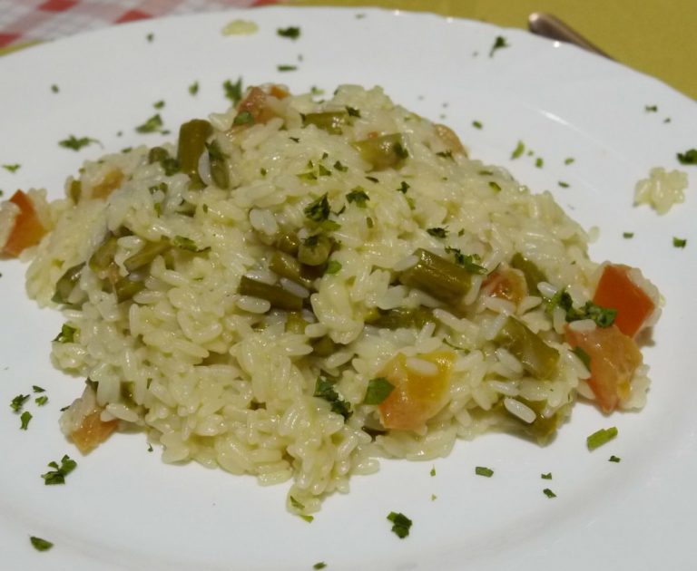 risotto agli asparagi con crescenza e culatello