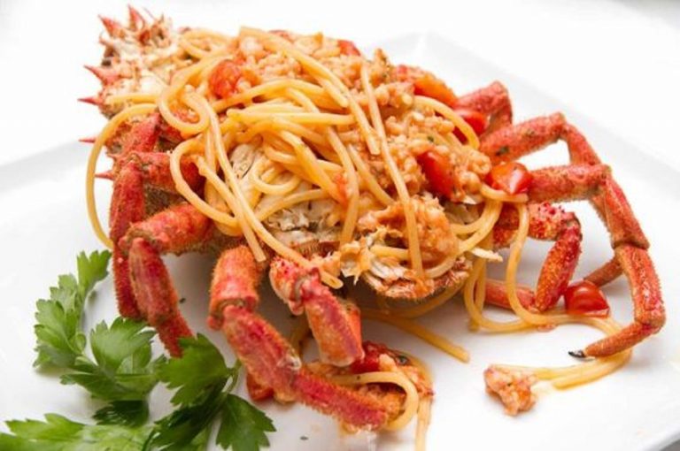 spaghetti alla granseola ricetta