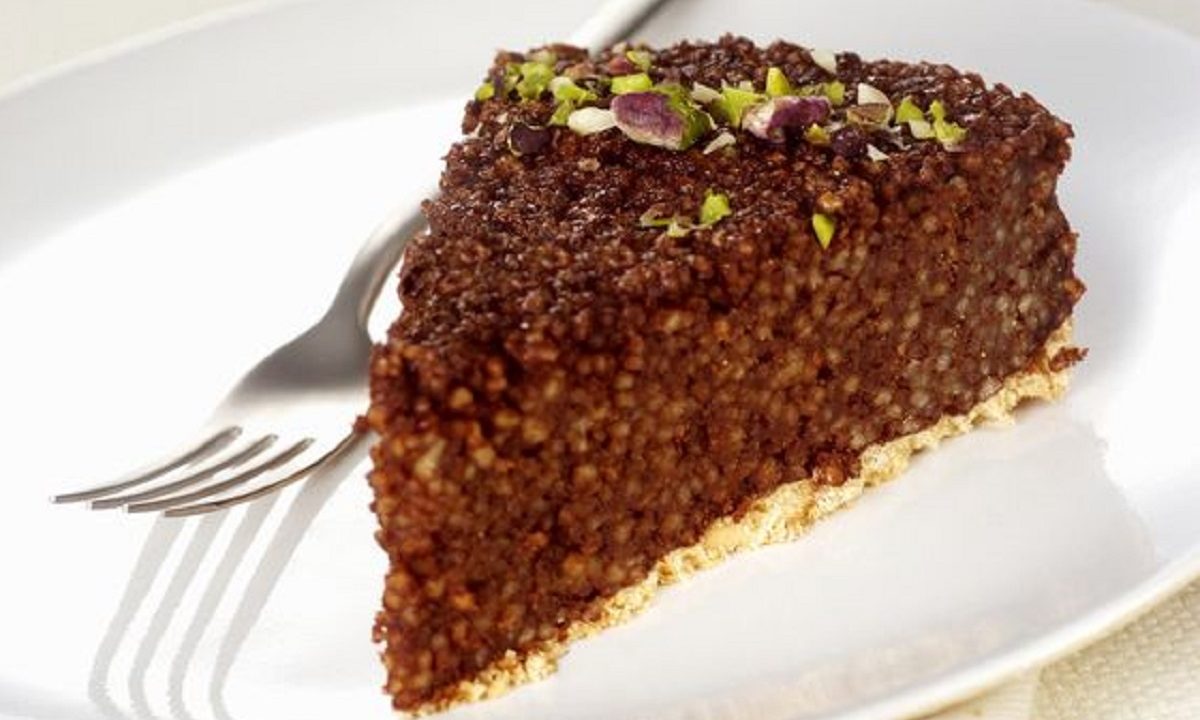 torta di cous cous cioccolato e amaretti