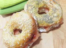 bagel con salmone affumicato