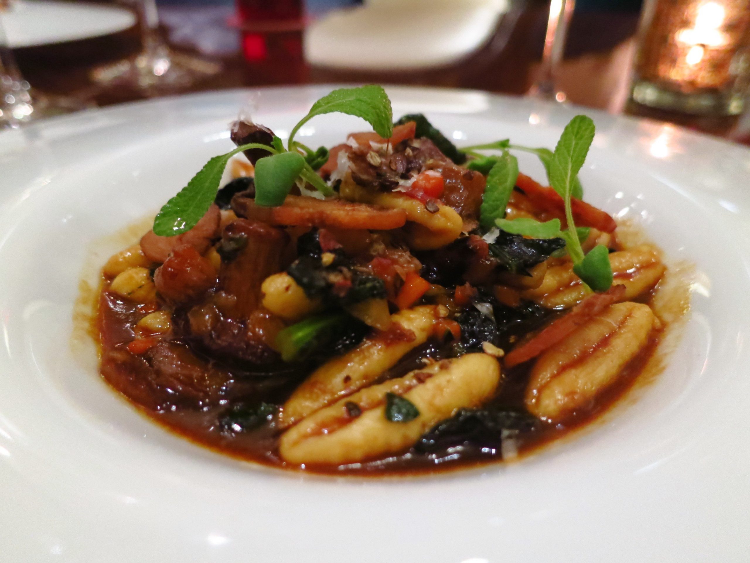 cavatelli con pesce spada e melanzane