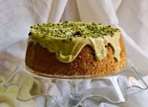 chiffon cake farcita al pistacchio