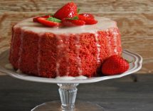 Chiffon cake limone e fragole