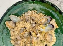 Cous cous vongole, zenzero e limone