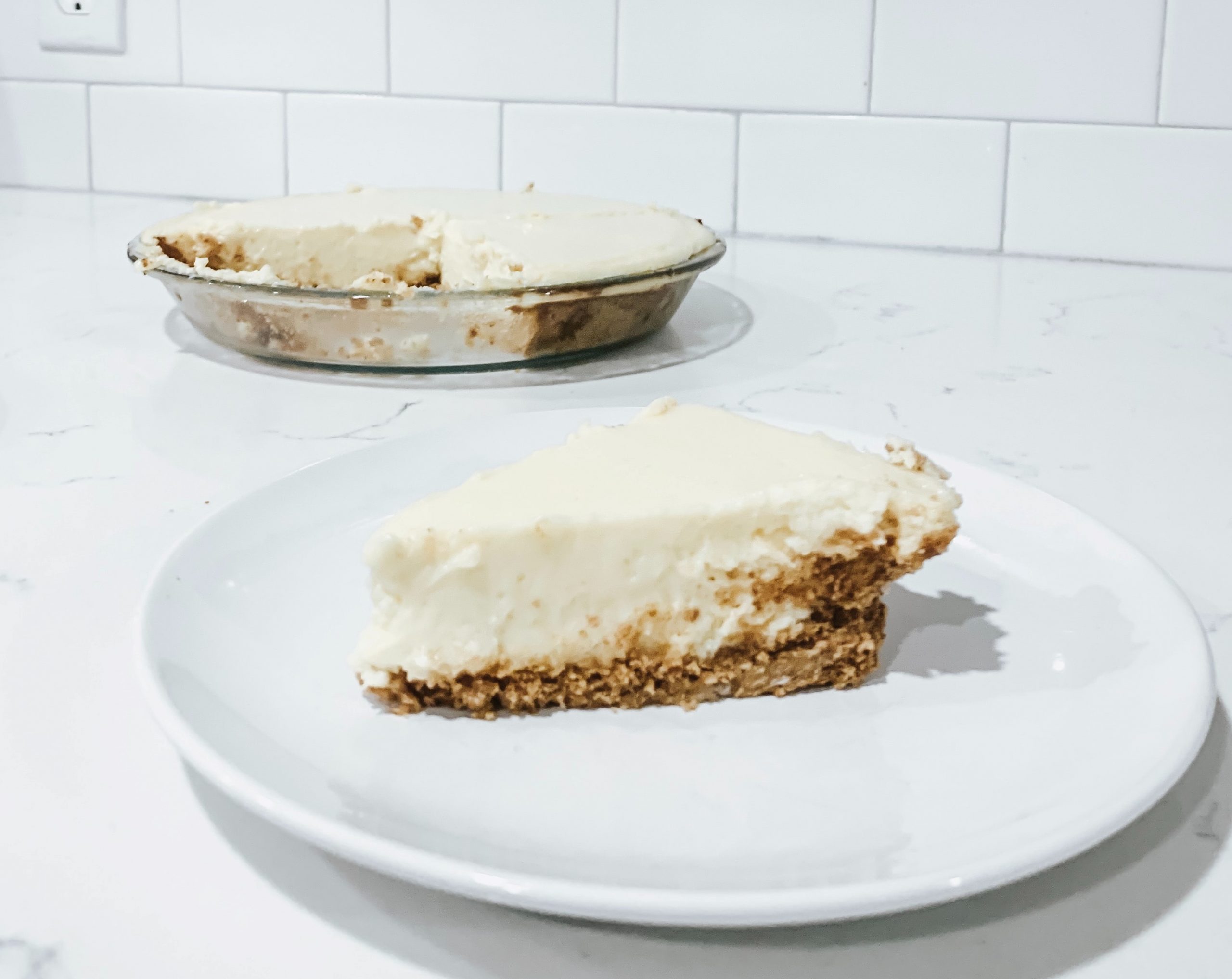 crostata fredda al cioccolato bianco