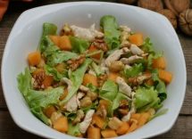 insalata di melone e pollo