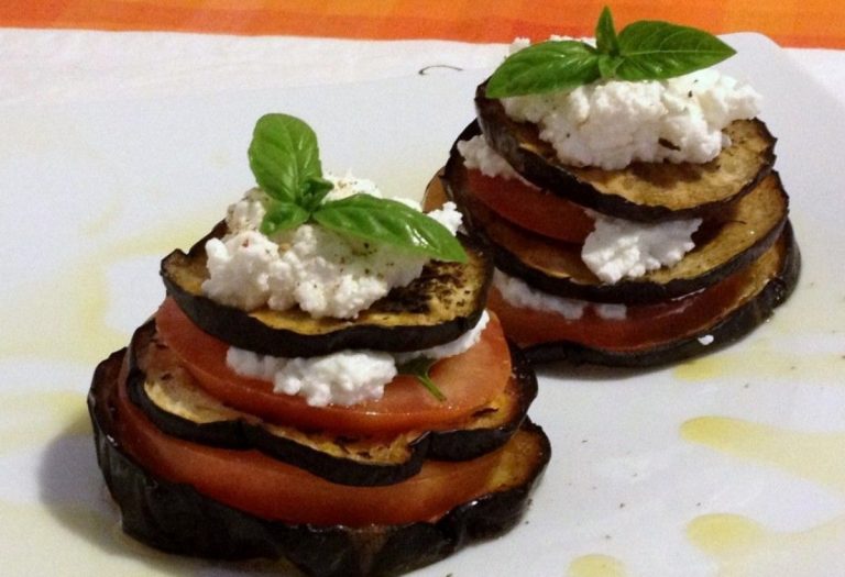 millefoglie di melanzane al forno light