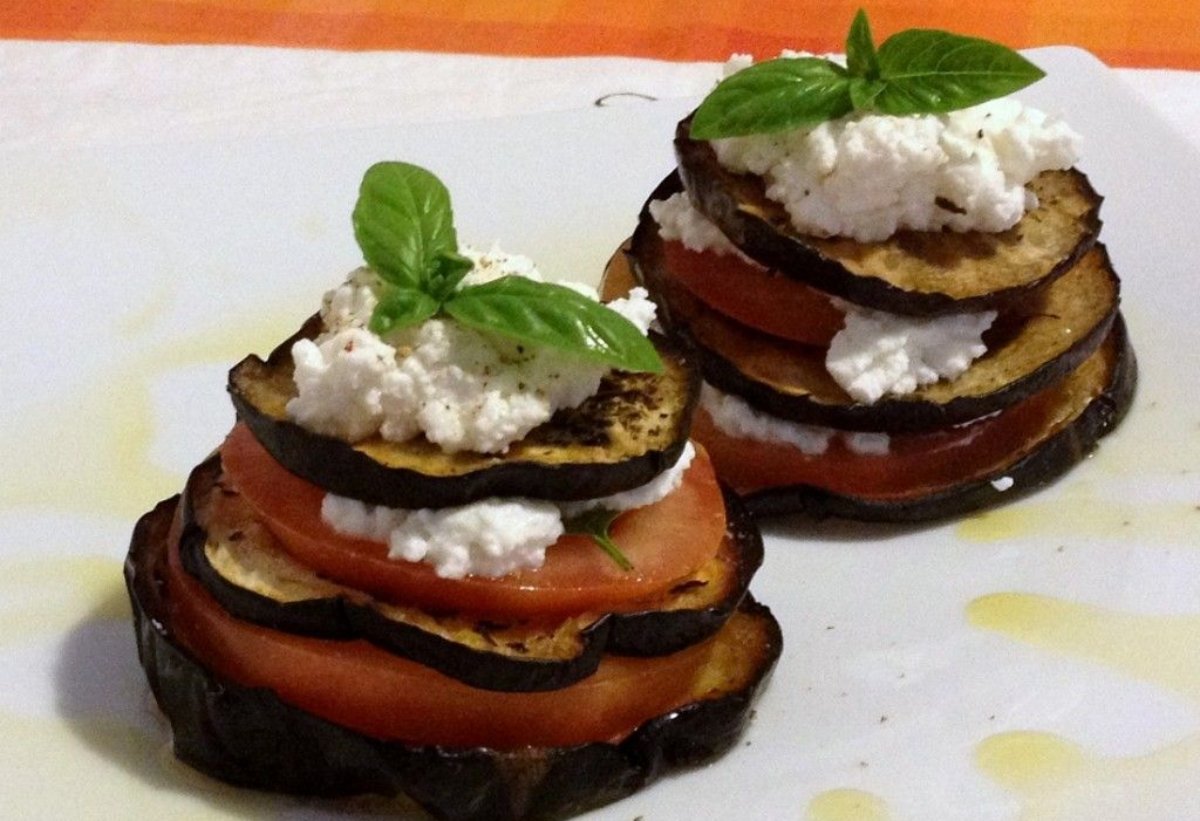 millefoglie di melanzane al forno light